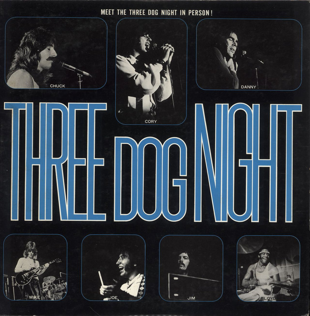 Three Dog Night Meet The Three Dog Night In Person! Japanese Promo vinyl LP album (LP record) PRP-49