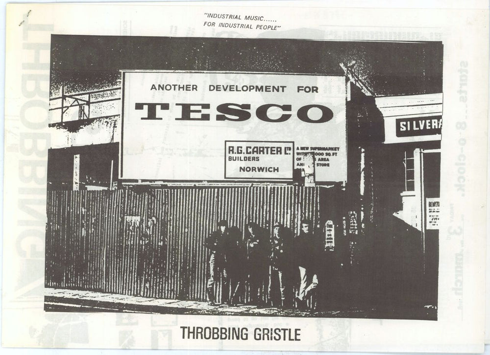 Throbbing Gristle The Second Annual Report + Poster, Postcard & Booklets UK vinyl LP album (LP record) 1977