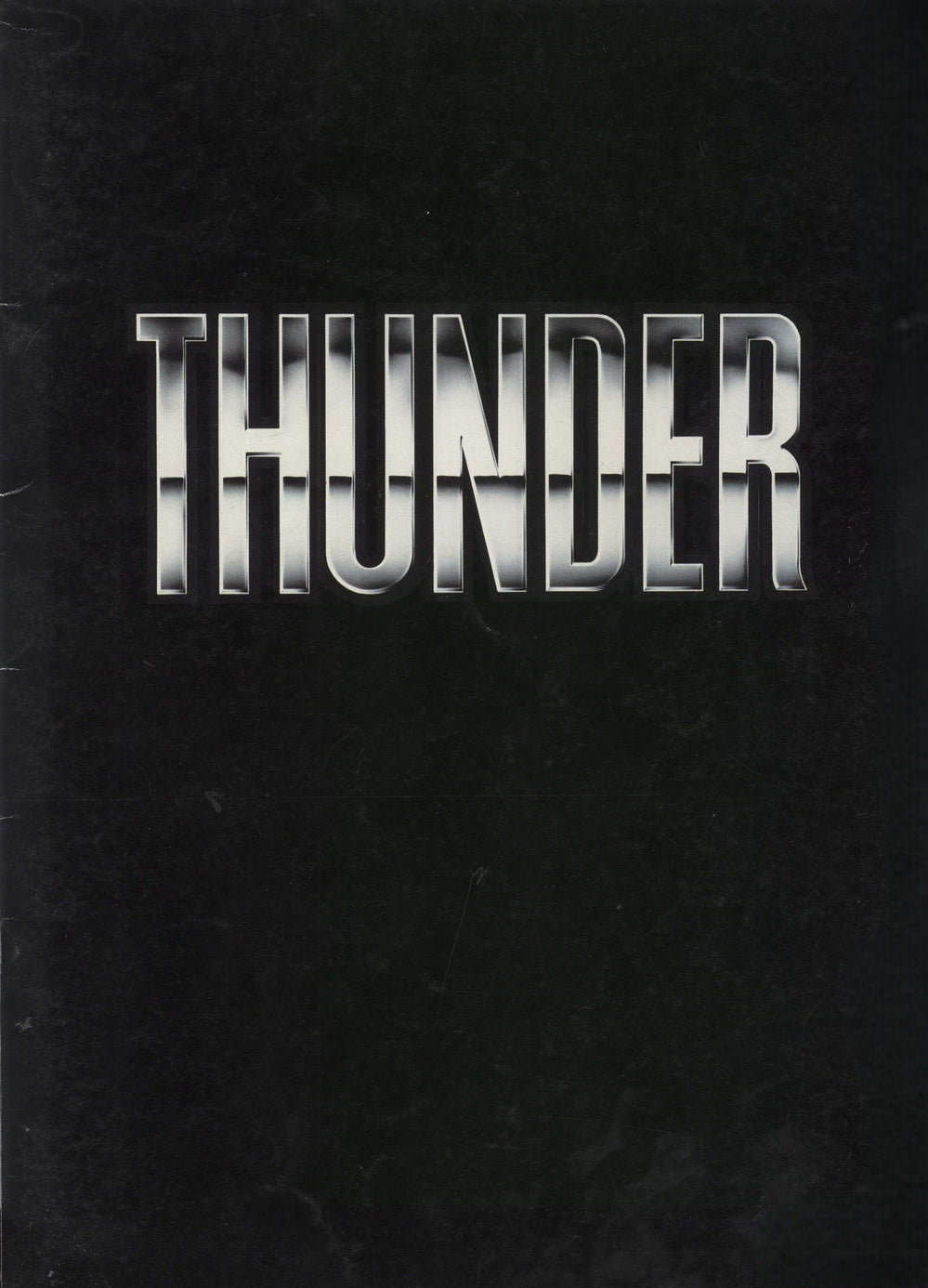 Thunder Backstreet Symphony UK tour programme TOUR PROGRAMME