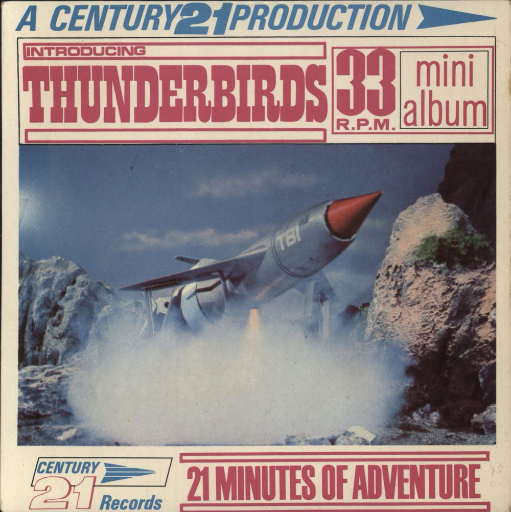 Thunderbirds Introducing Thunderbirds UK 7" vinyl single (7 inch record / 45) MA103