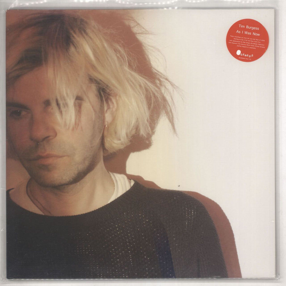 Tim Burgess As I Was Now - RSD18 - Blue Vinyl UK vinyl LP album (LP record) OGEN100