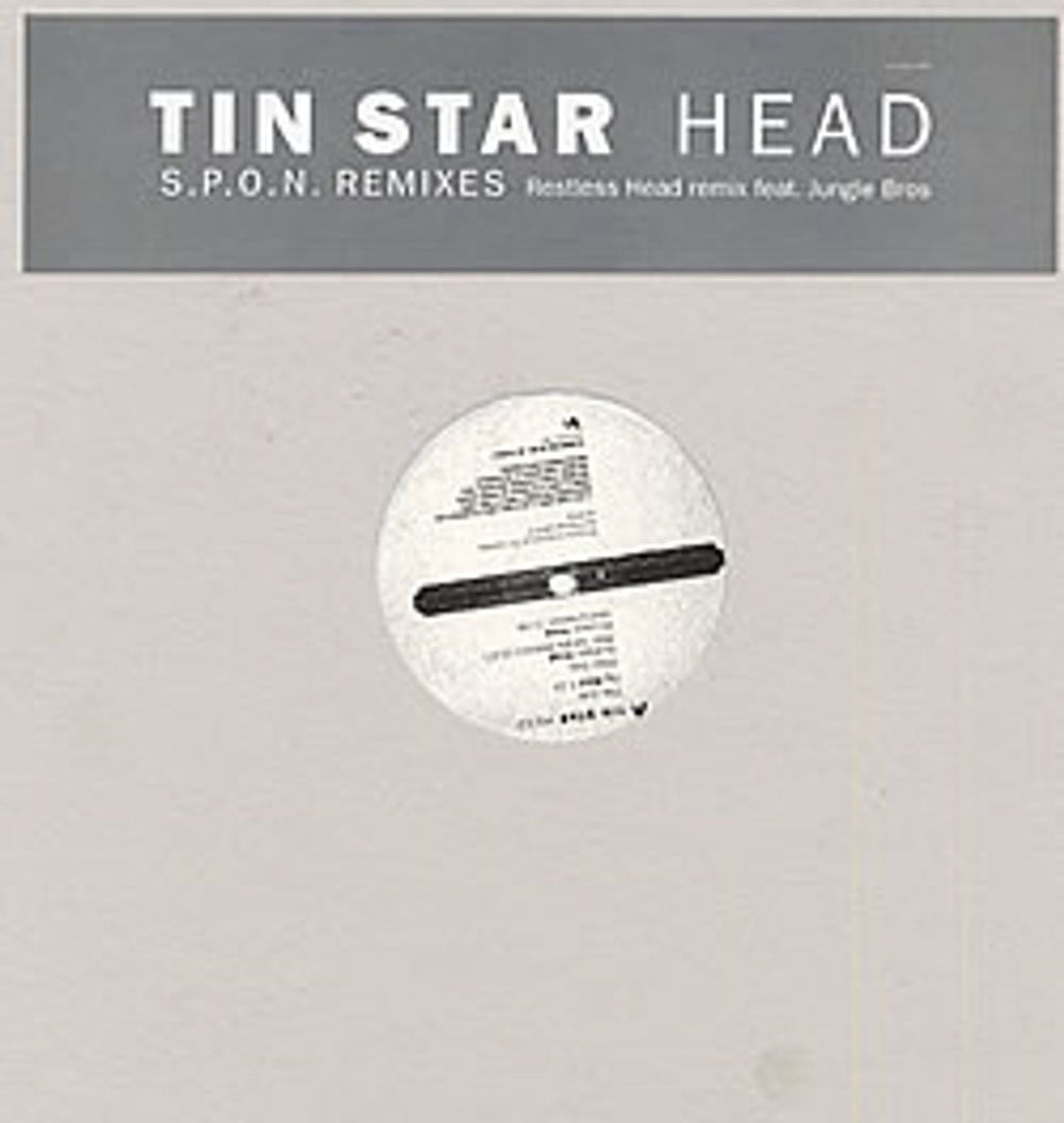 Tin Star Head - S.P.O.N. Remixes UK Promo 12" vinyl single (12 inch record / Maxi-single) VVR5002706P