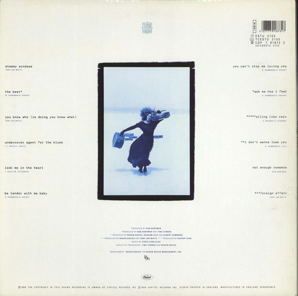 Tina Turner Foreign Affair - Hype Stickered Sleeve UK vinyl LP album (LP record) 077779187317