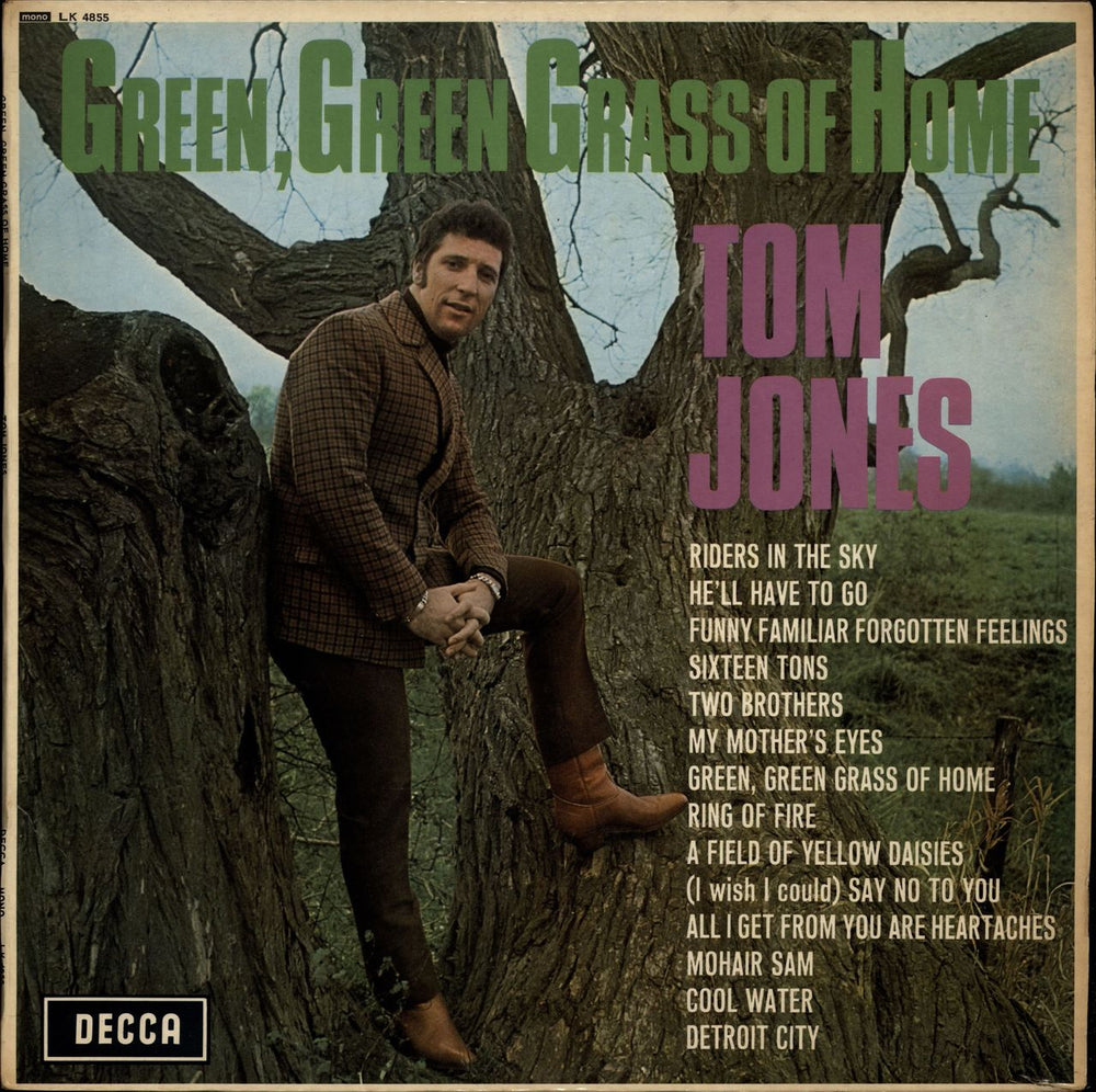 Tom Jones Green, Green Grass Of Home - Deep Groove UK vinyl LP album (LP record) LK4855