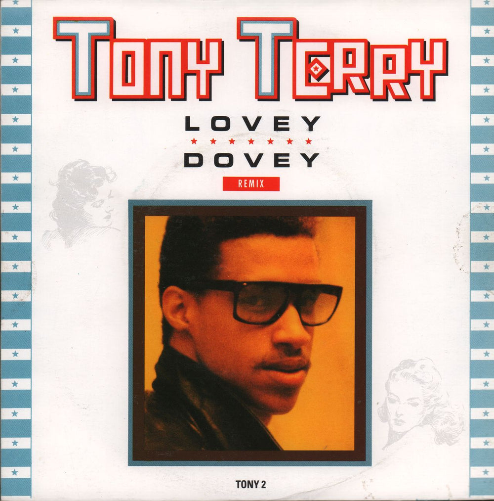 Tony Terry Lovey Dovey UK 7" vinyl single (7 inch record / 45) TONY2