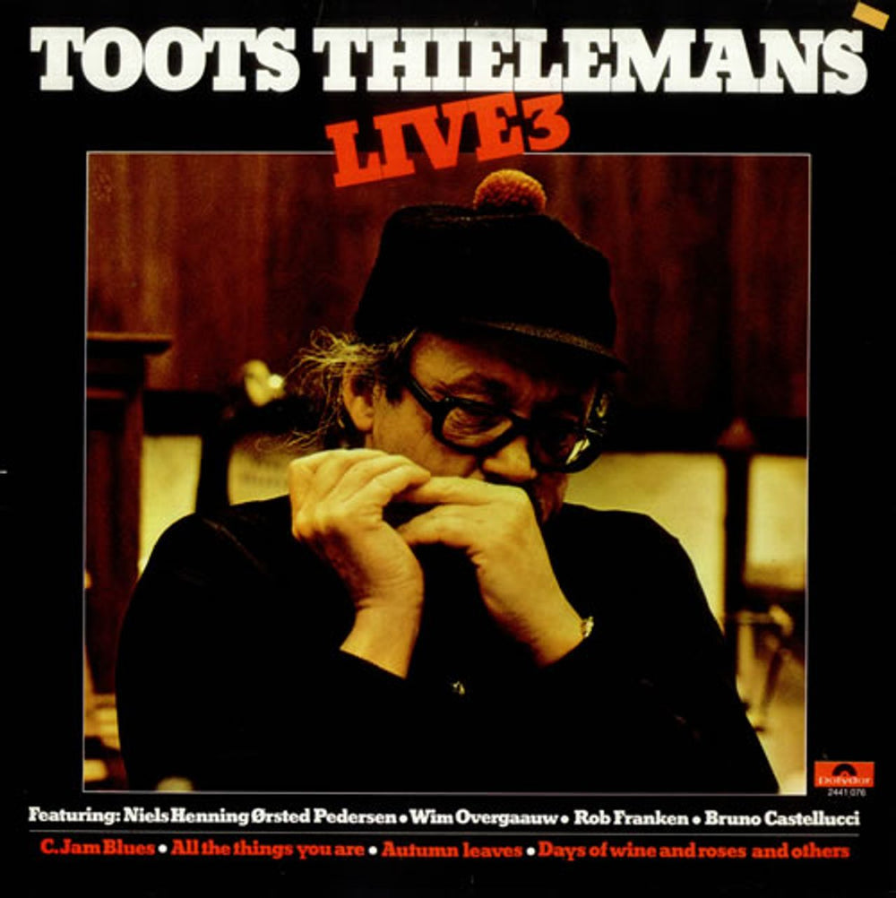 Toots Thielemans Live3 Dutch vinyl LP album (LP record) 2441076