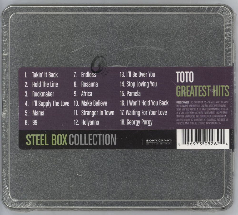 Toto Greatest Hits UK CD album (CDLP) TOTCDGR463731