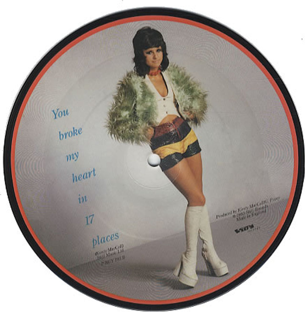 Tracey Ullman Move Over Darling UK 7" vinyl picture disc (7 inch picture disc single) ULL7PMO31603