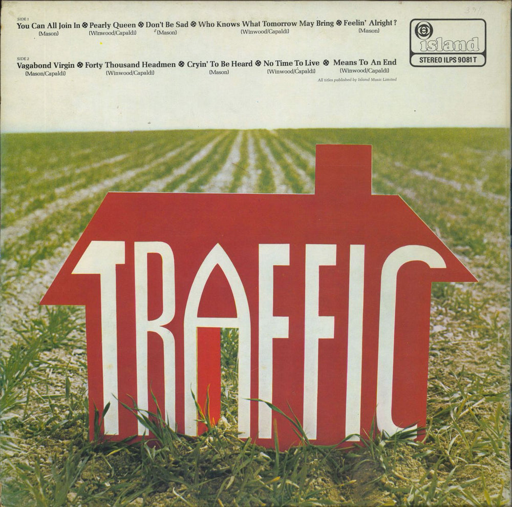 Traffic Traffic - 1st UK vinyl LP album (LP record)