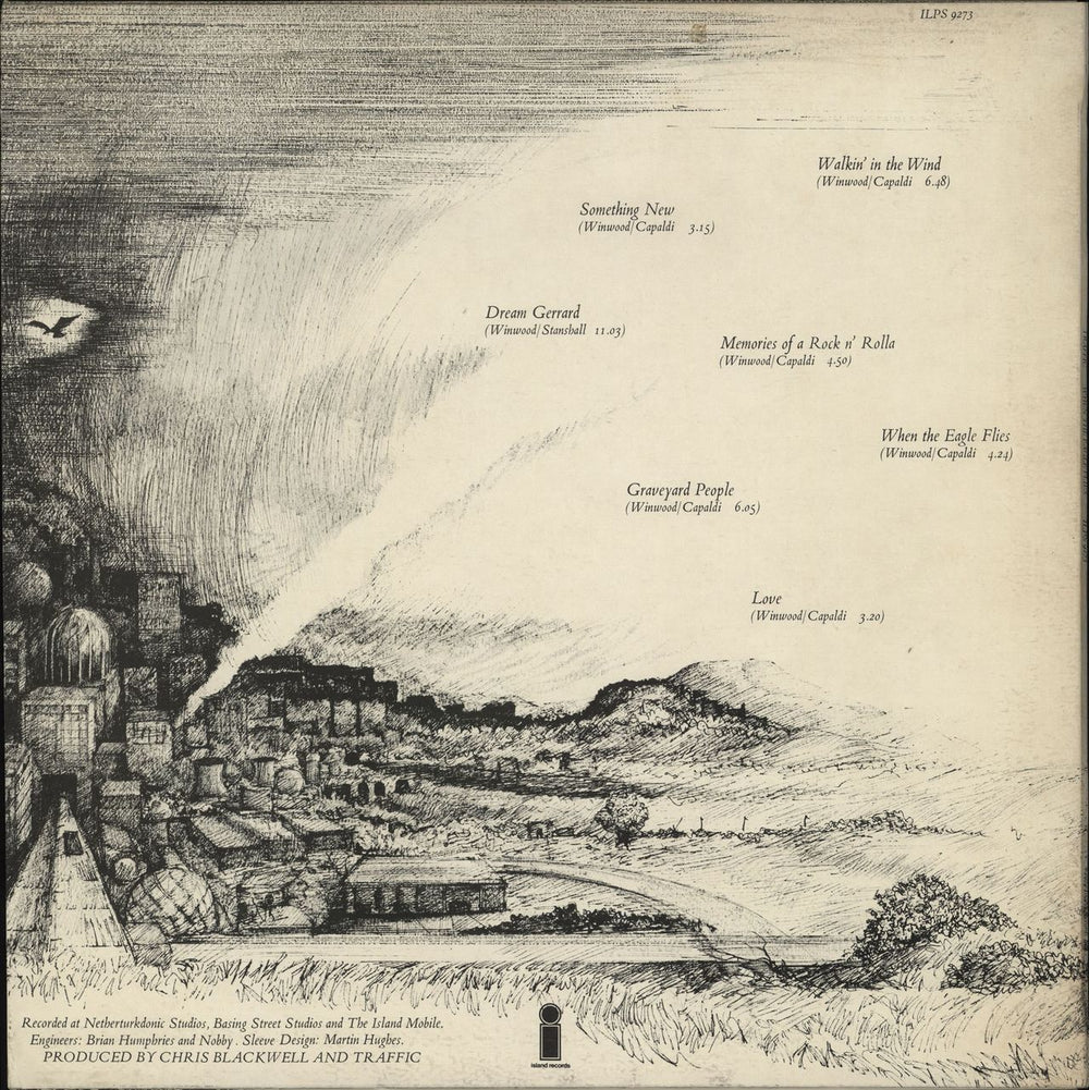 Traffic When The Eagle Flies - 1st UK vinyl LP album (LP record)