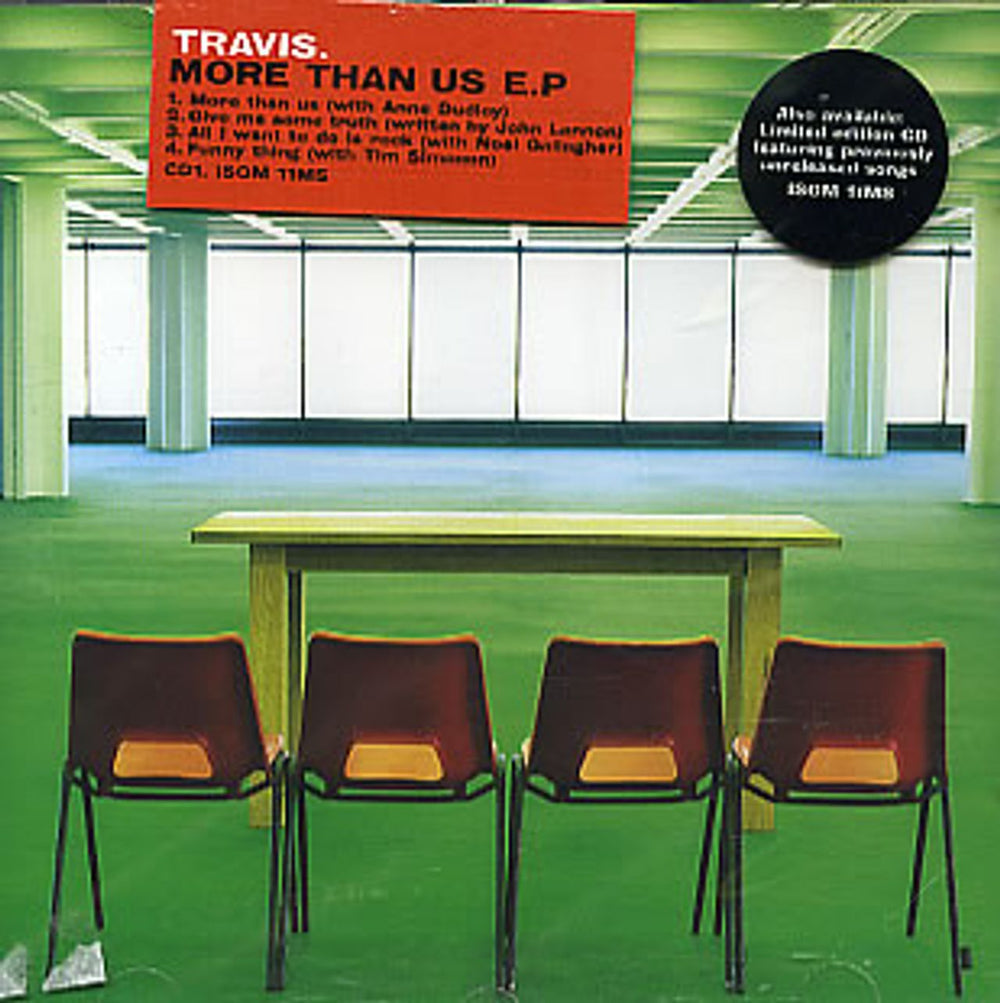 Travis (90s) More Than Us EP - Part 1 UK CD single (CD5 / 5") ISOM11MS