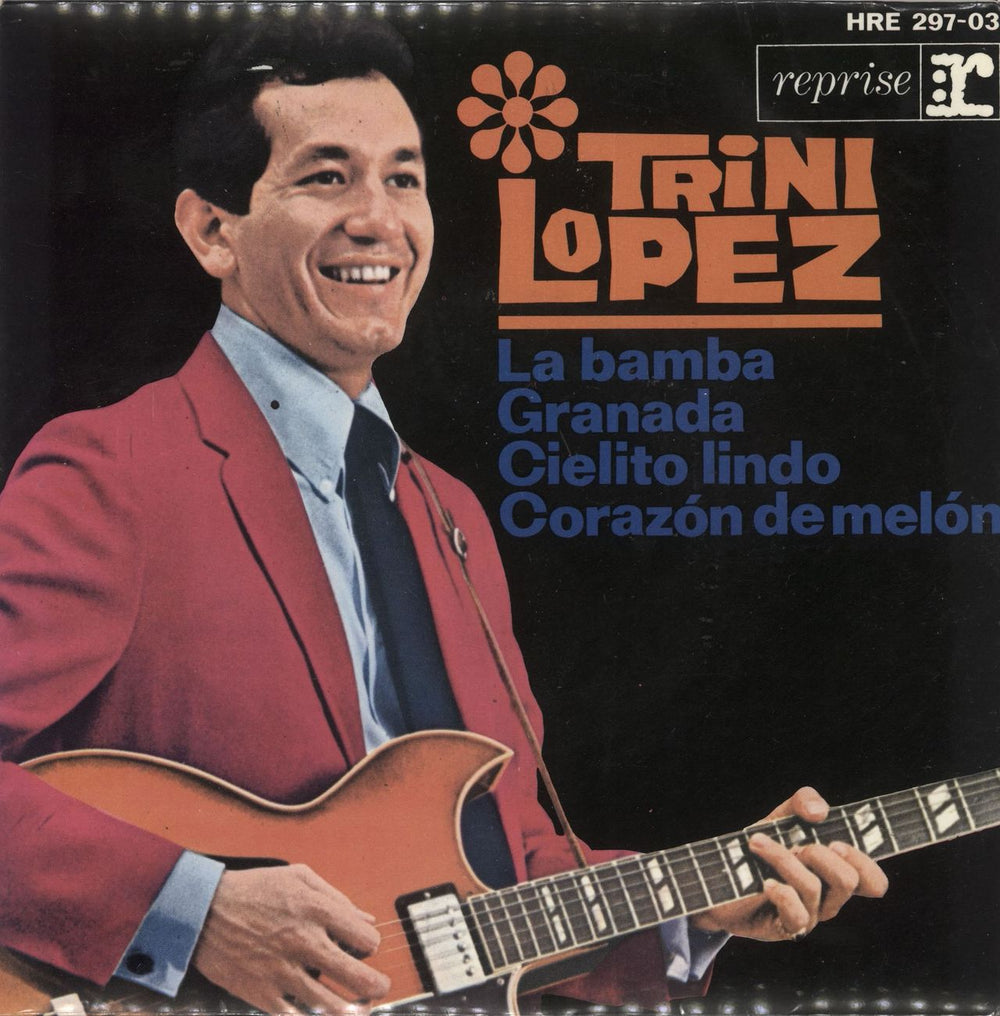 Trini Lopez Trini Lopez EP Spanish 7" vinyl single (7 inch record / 45) HRE297-03