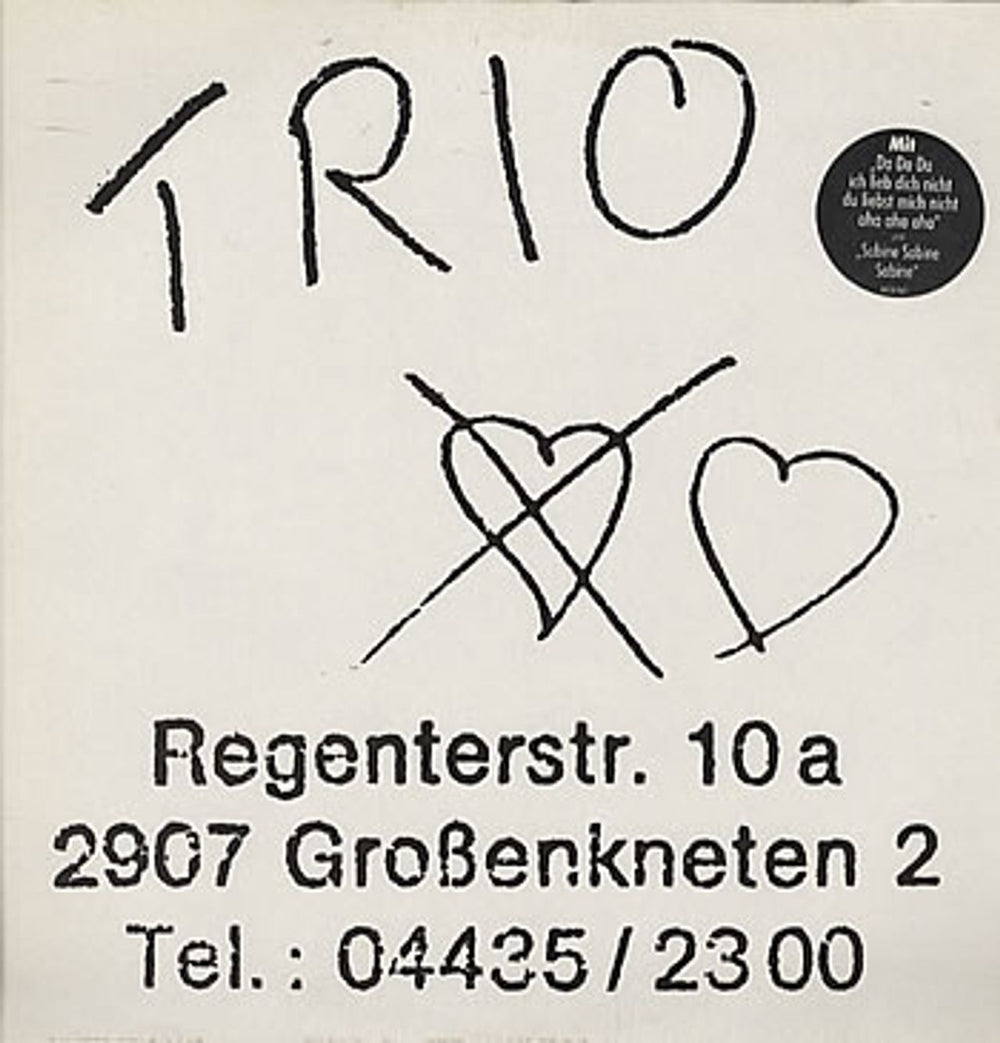 Trio Trio - Hype Stickered German vinyl LP album (LP record) 6435163