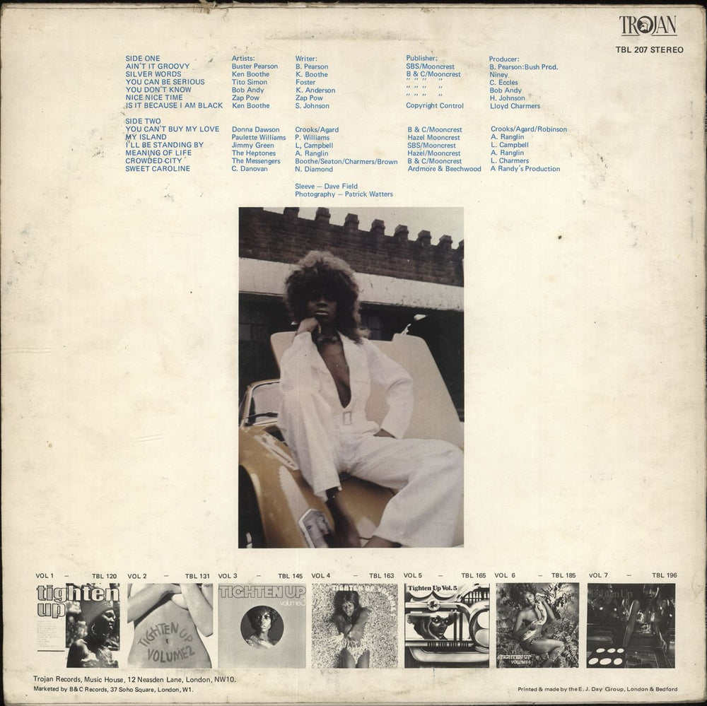 Trojan Records Tighten Up Volume 8 UK vinyl LP album (LP record)