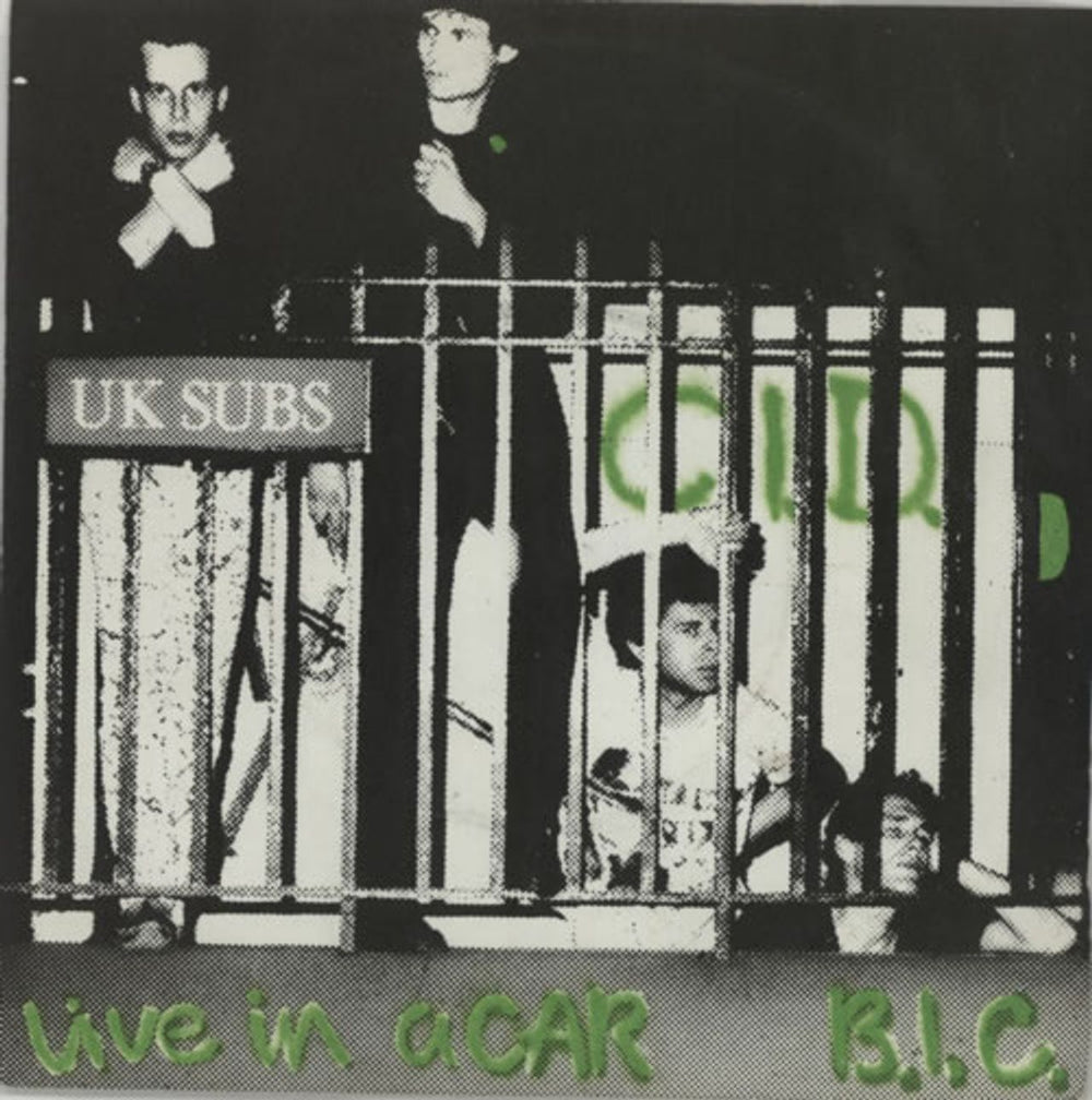 U.K. Subs C.I.D. - Yellow Vinyl - 1st UK 7" vinyl single (7 inch record / 45) NIK5