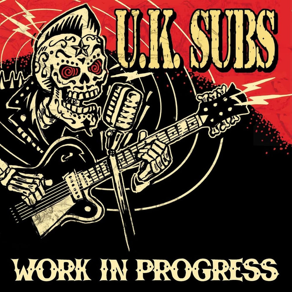 U.K. Subs Work In Progress - Gold & Silver Vinyl - Sealed UK 10" vinyl single (10 inch record) AHOYD10310