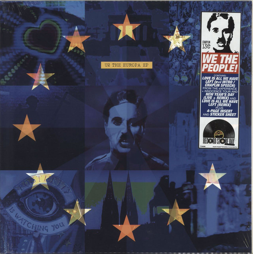 U2 The Europa EP - RSD19 - 180gm Vinyl - Sealed UK 12" vinyl single (12 inch record / Maxi-single) 7730266