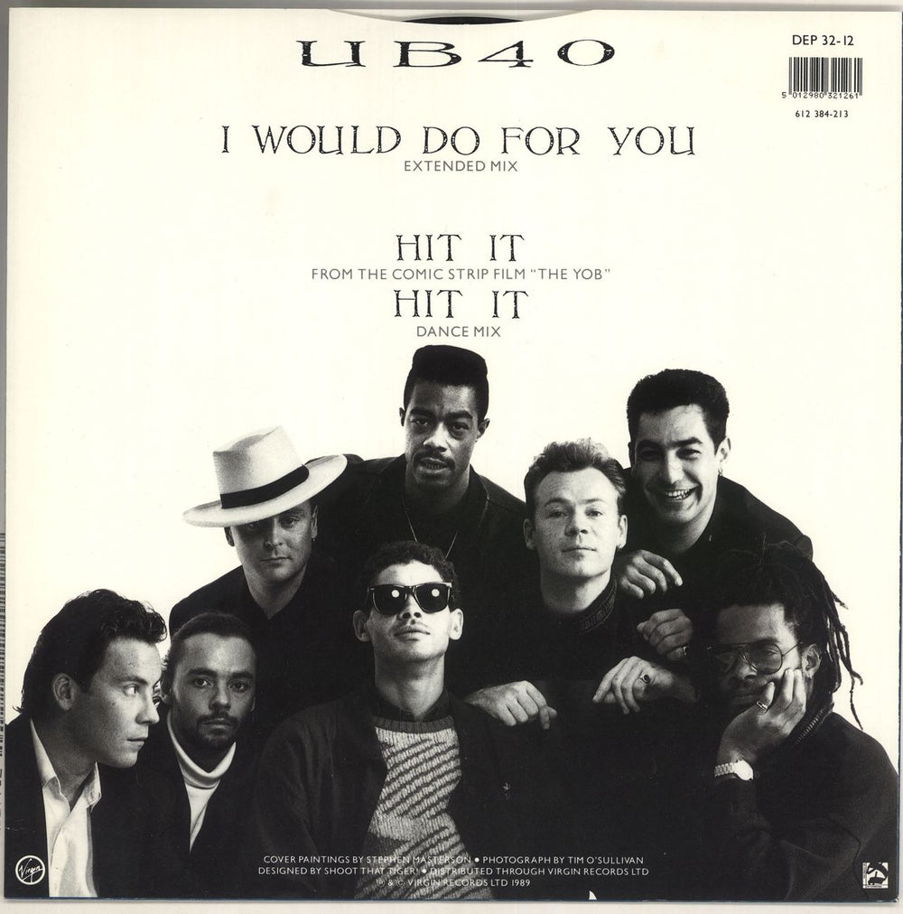 UB40 I Would Do For You UK 12" vinyl single (12 inch record / Maxi-single) 5012980321261