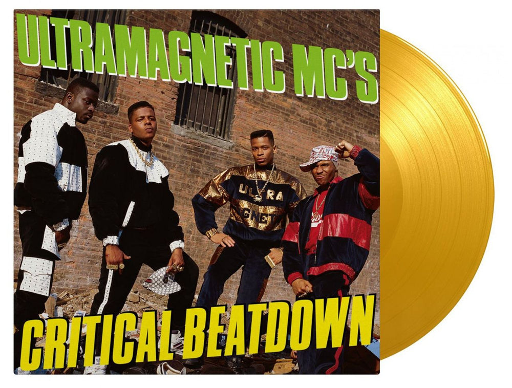 Ultramagnetic MC's Critical Beatdown + Bonus Tracks - Yellow Vinyl UK 2-LP vinyl record set (Double LP Album) MOVLP2825