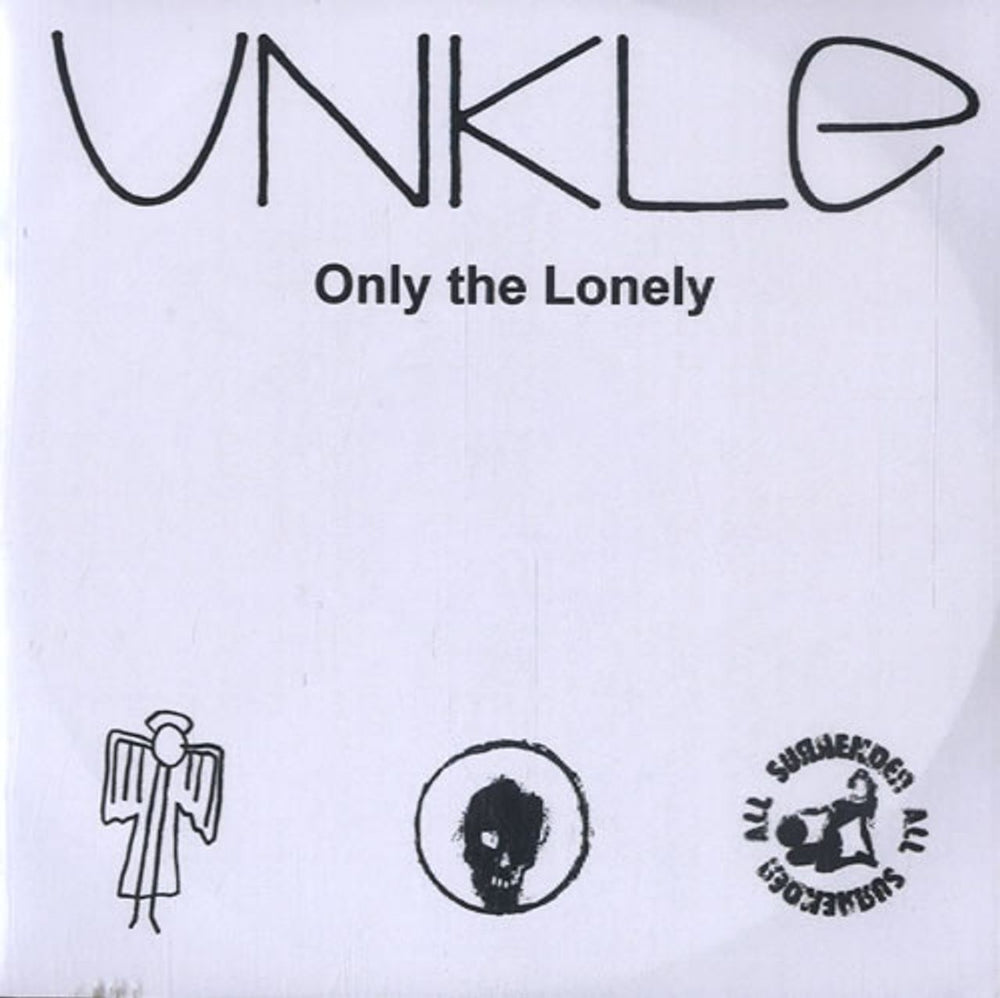 Unkle Only The Lonely UK Promo CD-R acetate CD-R