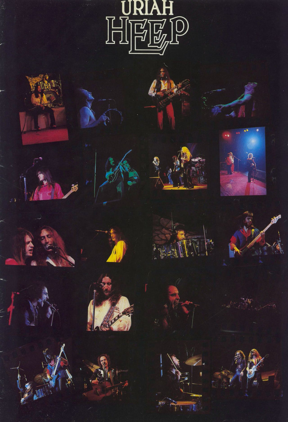 Uriah Heep Innocent Victim + Programme UK vinyl LP album (LP record)