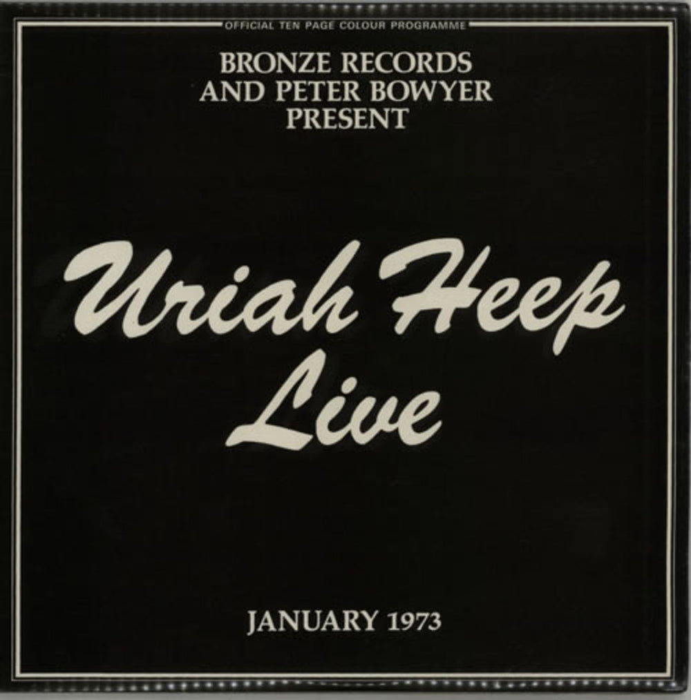 Uriah Heep Live UK 2-LP vinyl record set (Double LP Album) ISLD1