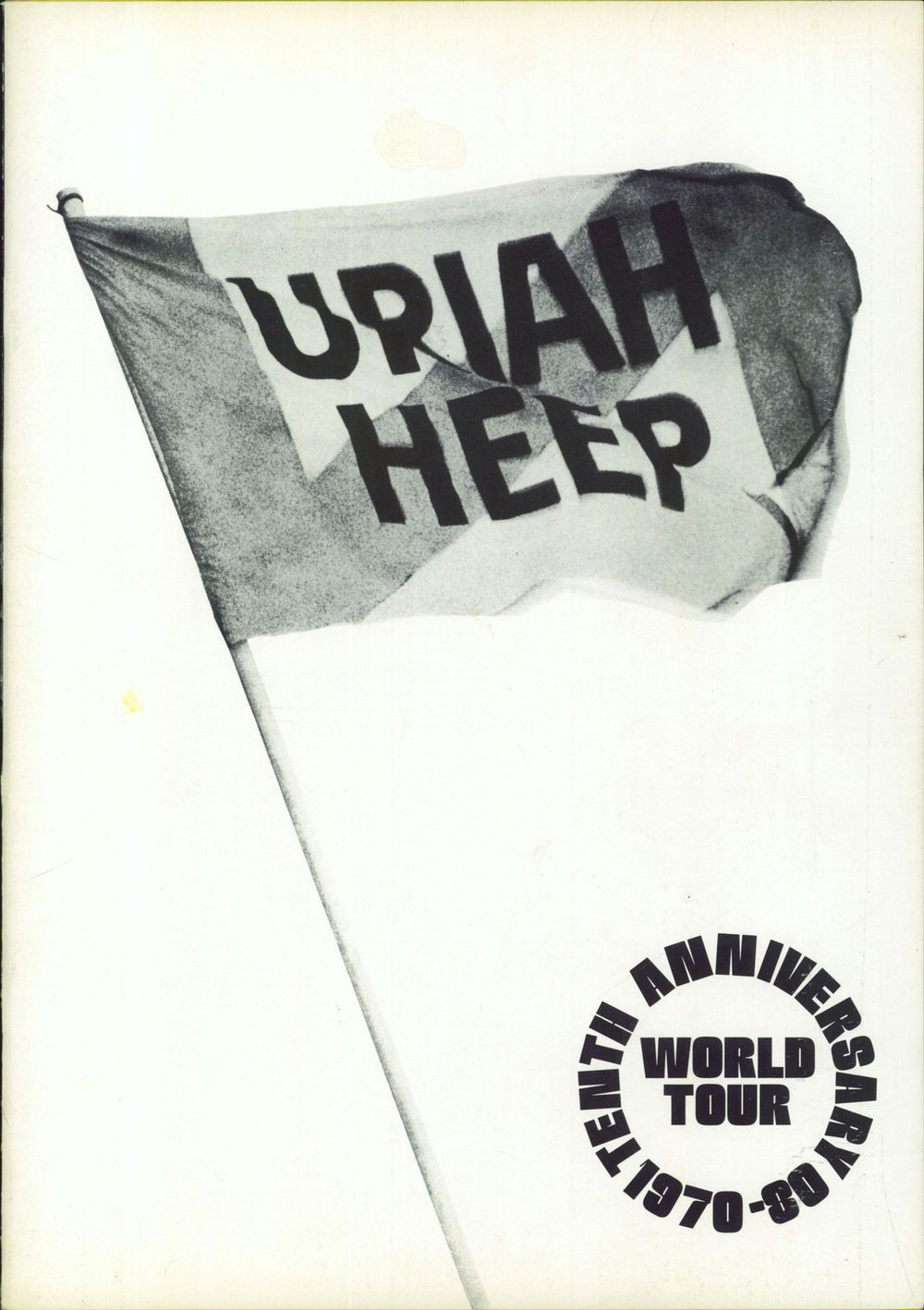 Uriah Heep Tenth Anniversary World Tour UK tour programme TOUR PROGRAMME