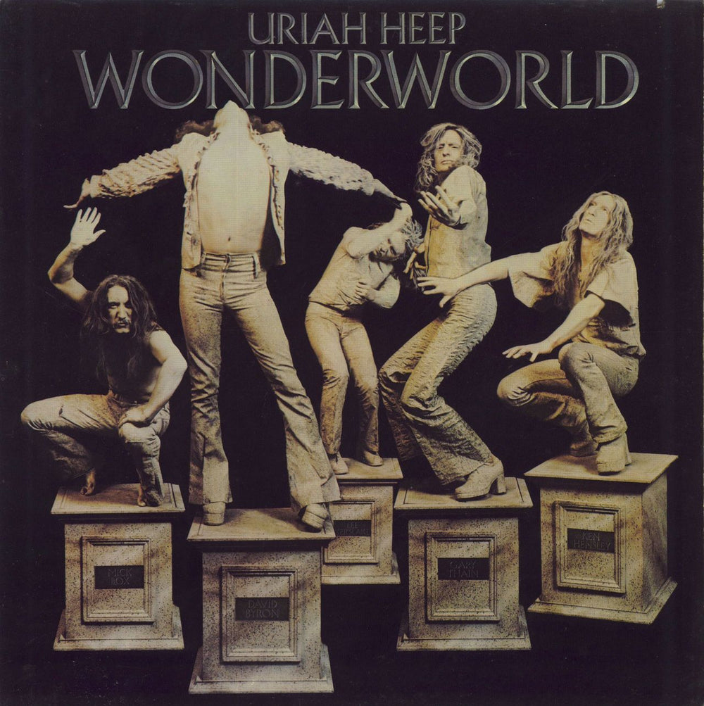 Uriah Heep Wonderworld US vinyl LP album (LP record) W2800