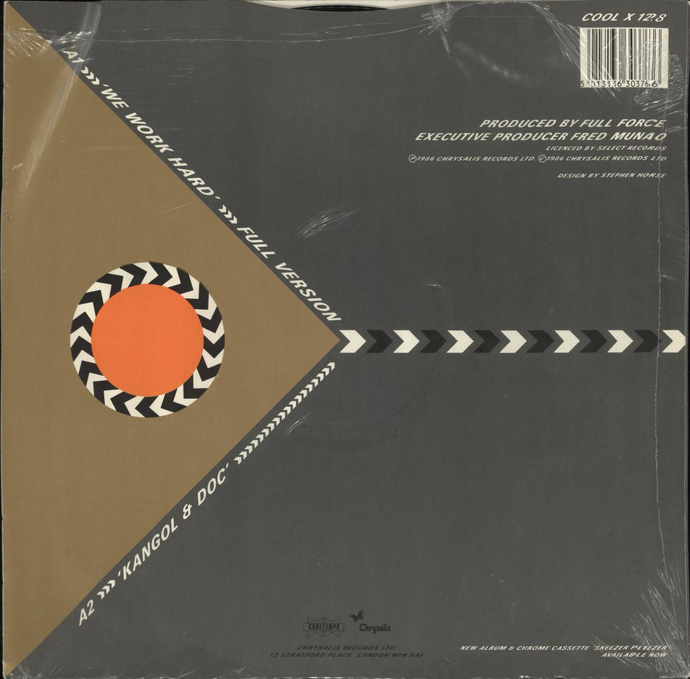 UTFO We Work Hard UK 12" vinyl single (12 inch record / Maxi-single) 5013136303766