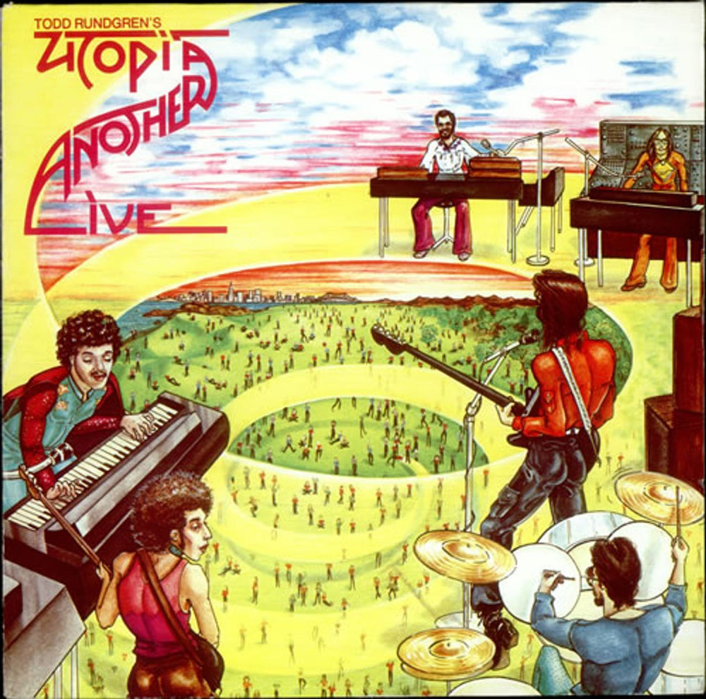 Utopia (US) Another Live Belgian vinyl LP album (LP record) 200758