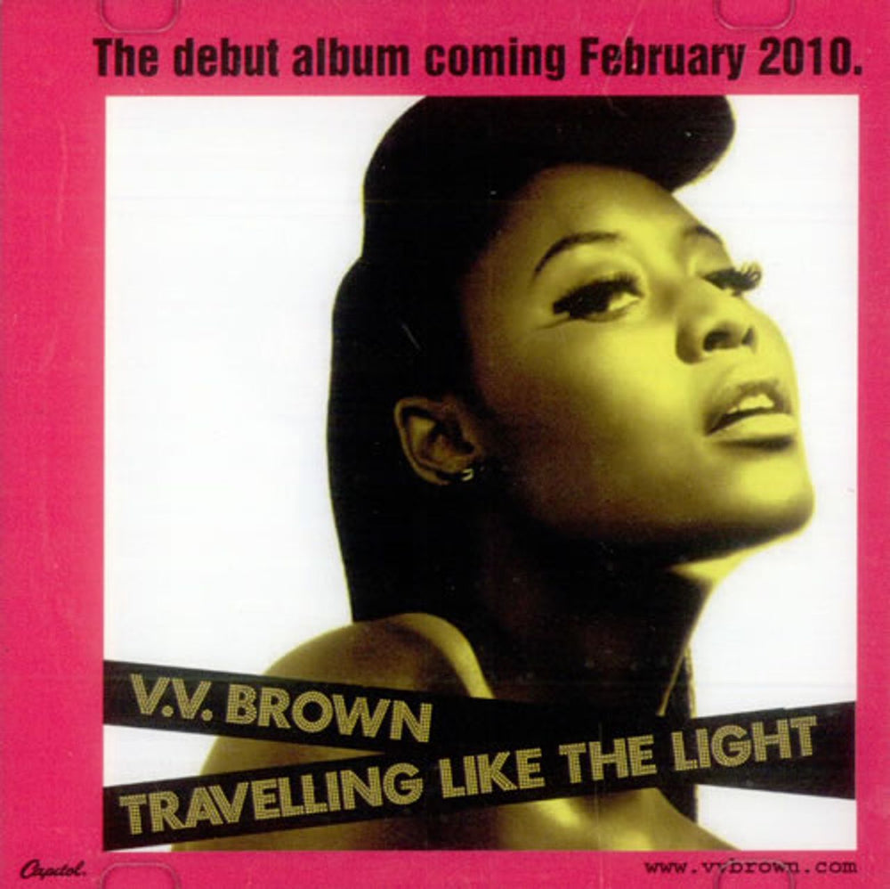 V.V. Brown Travelling Like The Light US Promo CD-R acetate CD-R ACETATE