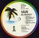 Vain No Respect UK vinyl LP album (LP record) VA9LPNO553762
