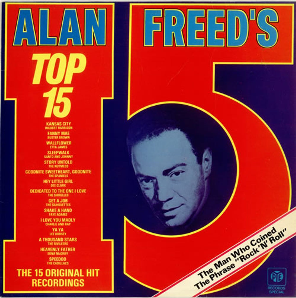 Various-50s/Rock & Roll/Rockabilly Alan Freed's Top 15 UK vinyl LP album (LP record) PKL5573