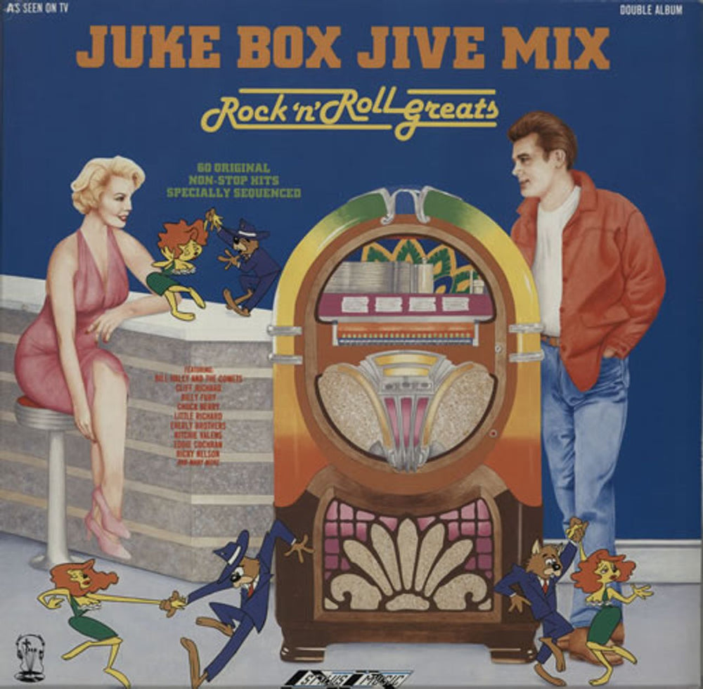 Various-50s/Rock & Roll/Rockabilly Juke Box Jive Mix UK 2-LP vinyl record set (Double LP Album) SMR993