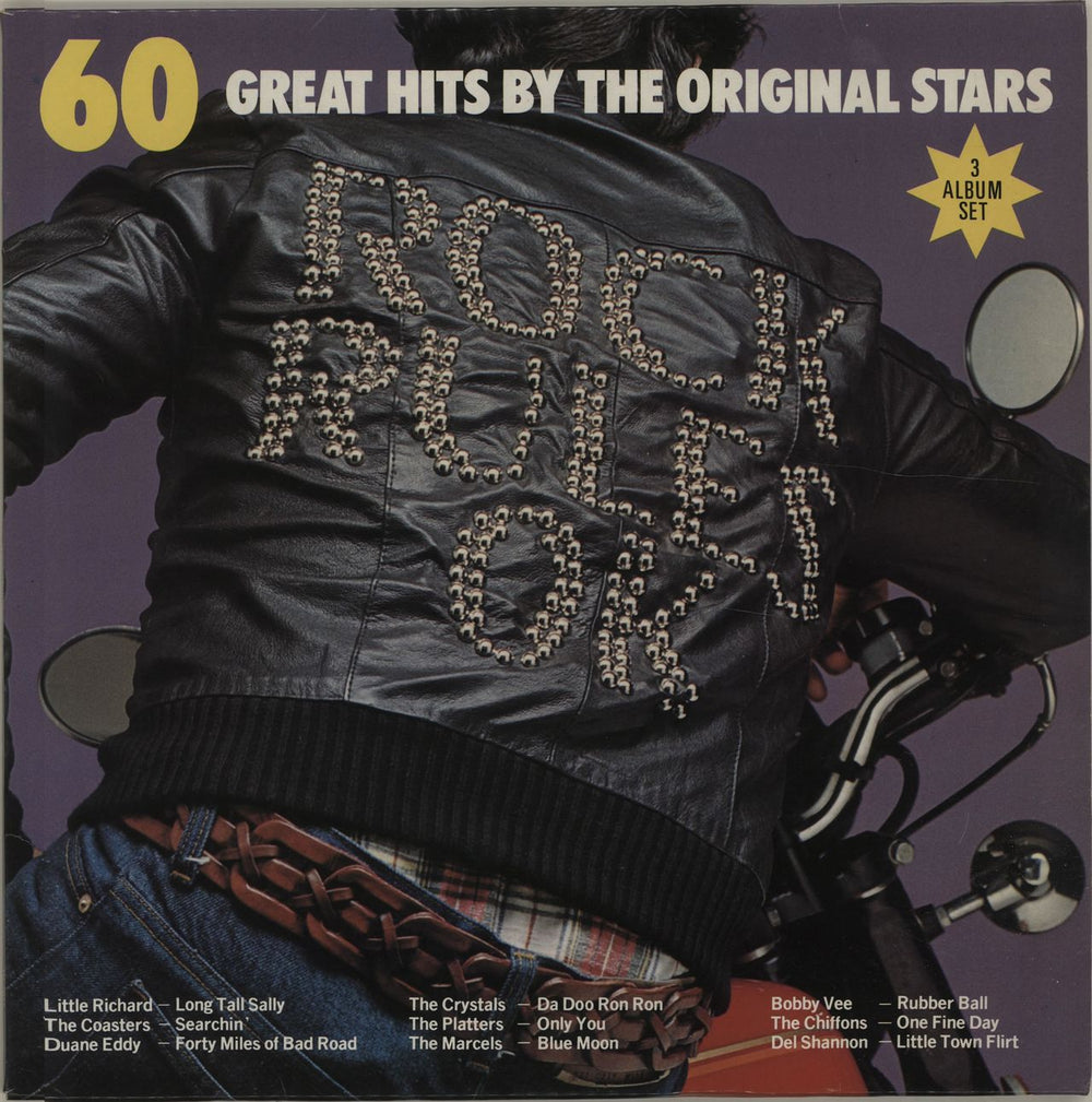 Various-50s/Rock & Roll/Rockabilly Rock Rules OK UK 3-LP vinyl record set (Triple LP Album) RL001