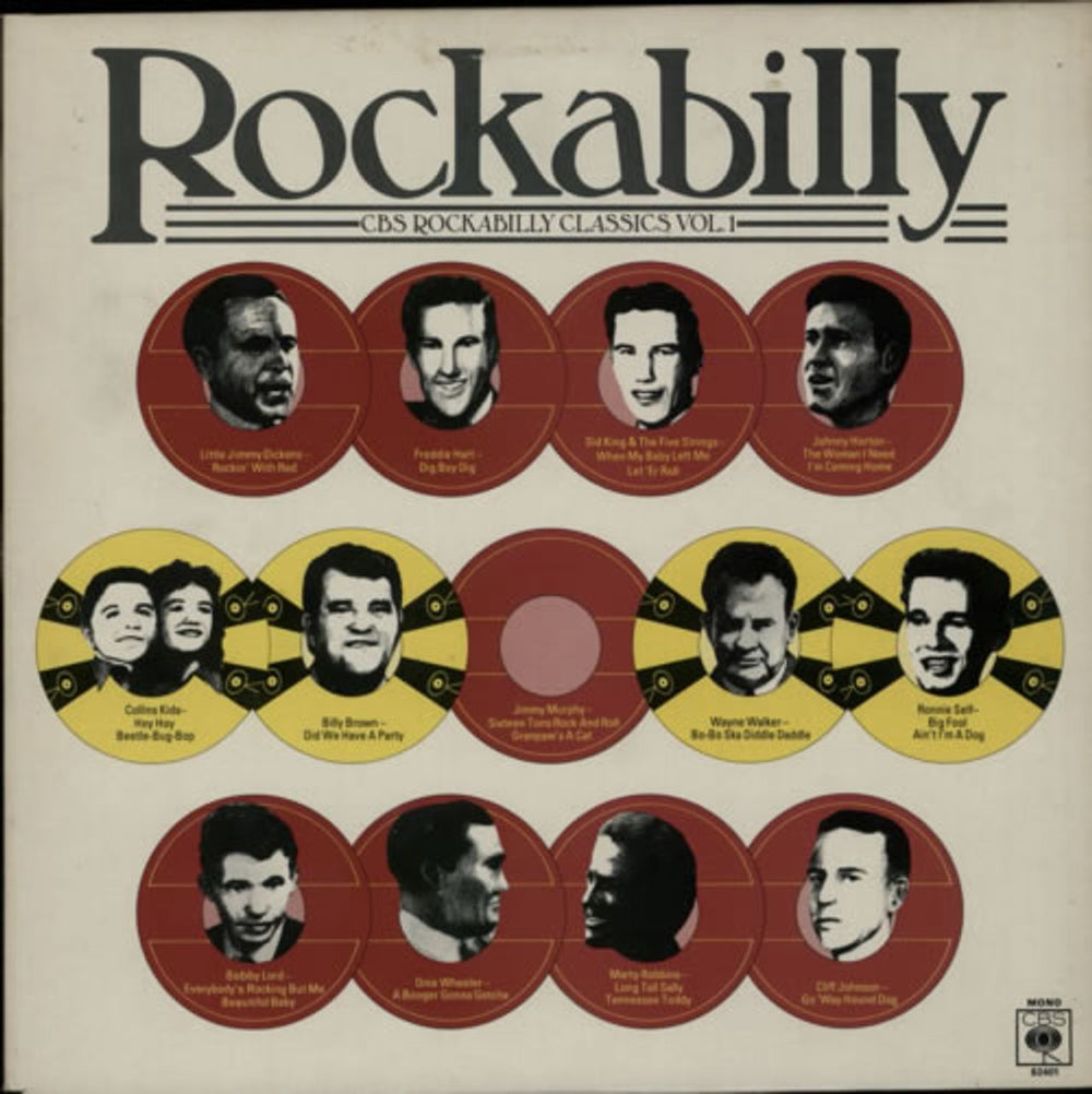 Various-50s/Rock & Roll/Rockabilly Rockabilly UK vinyl LP album (LP record) 82401