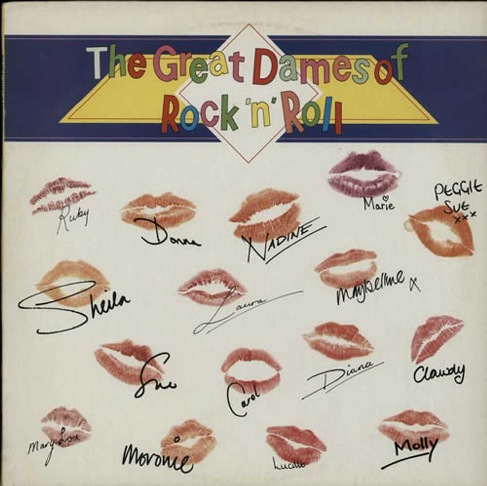 Various-50s/Rock & Roll/Rockabilly The Great Dames Of Rock 'N' Roll UK vinyl LP album (LP record) SPA2