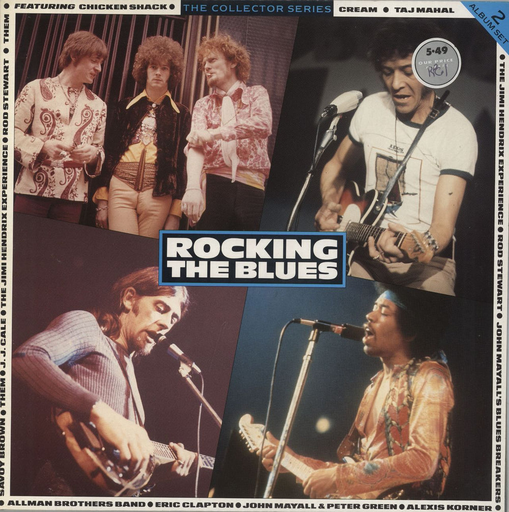 Various-60s & 70s Rocking The Blues UK 2-LP vinyl record set (Double LP Album) CCSLP191