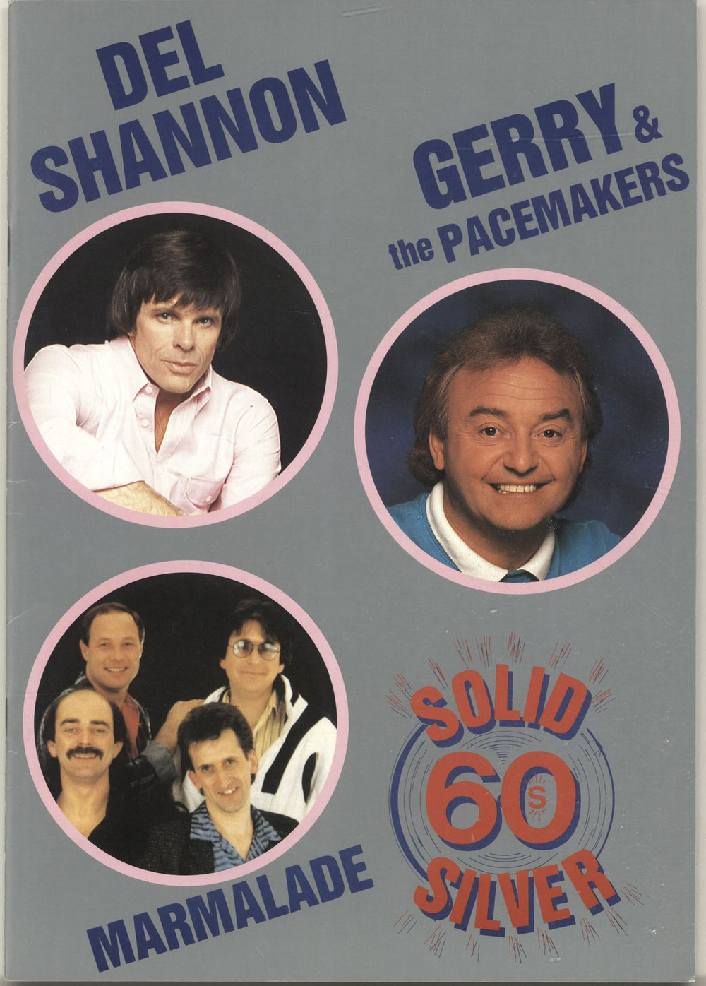 Various-60s & 70s Solid Silver 60's Show 1988 UK tour programme TOUR PROGRAMME