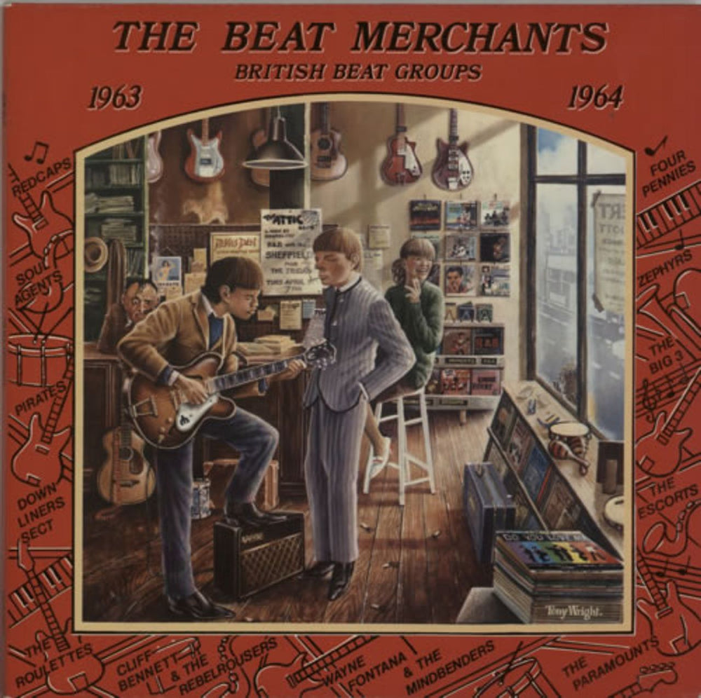 Various-60s & 70s The Beat Merchants: British Beat Groups 1963-1964 UK 2-LP vinyl record set (Double LP Album) UDM101/2