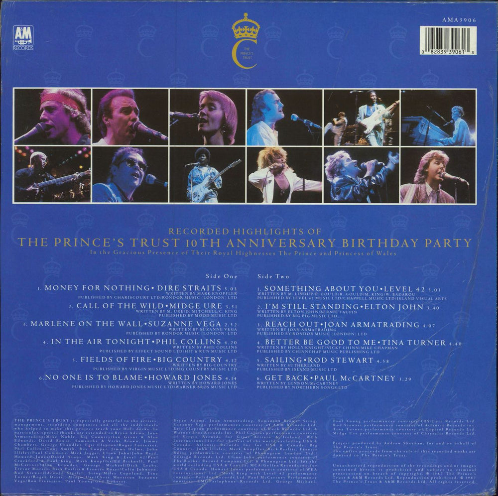 Various-60s & 70s The Prince's Trust 10th Anniversary - Sealed + 7" UK vinyl LP album (LP record) 082839390613