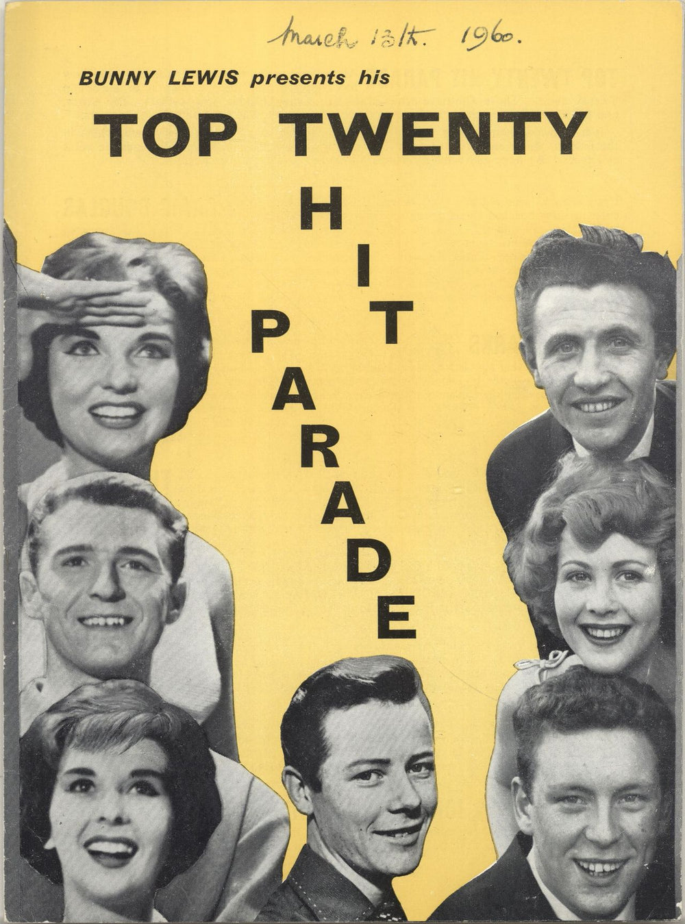 Various-60s & 70s Top Twenty Hit Parade UK tour programme TOUR PROGRAMME
