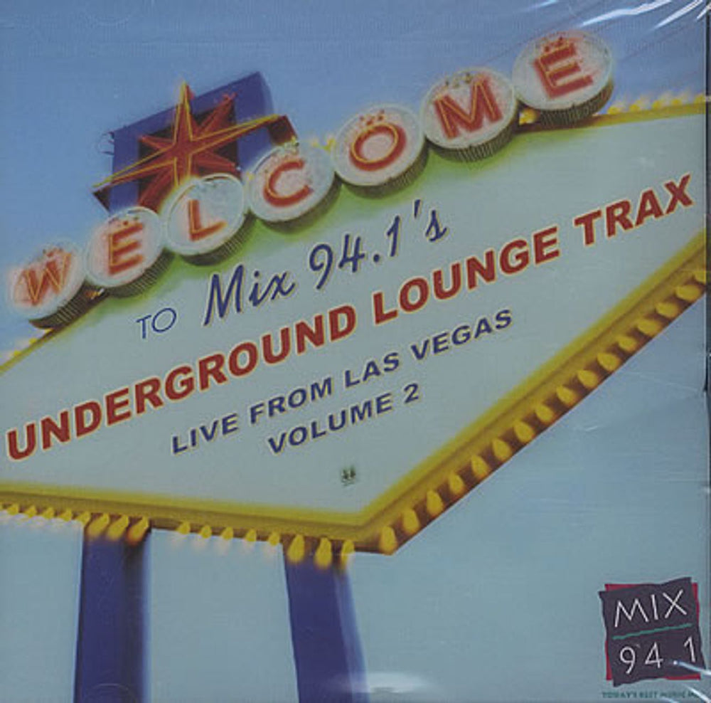 Various Artists Mix 94.1's Underground Lounge Trax: Live From Las Vegas, US Promo CD album (CDLP) VOLUME 2