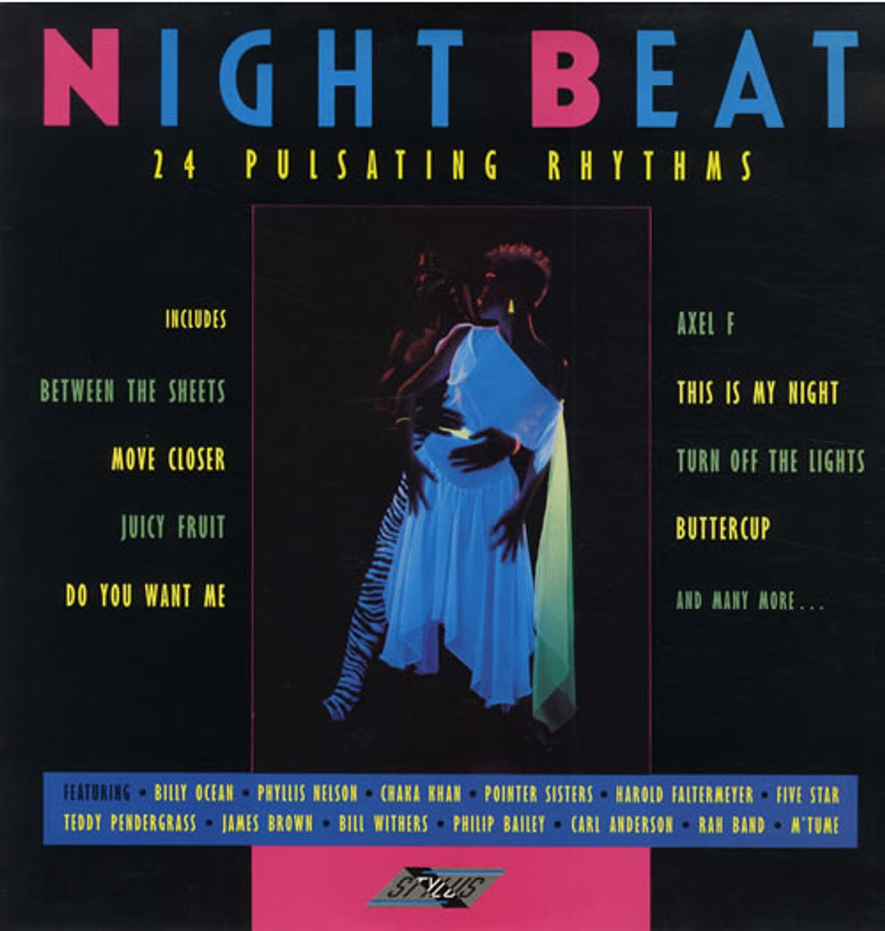 Various Artists Night Beat UK 2-LP vinyl record set (Double LP Album) SMR8501