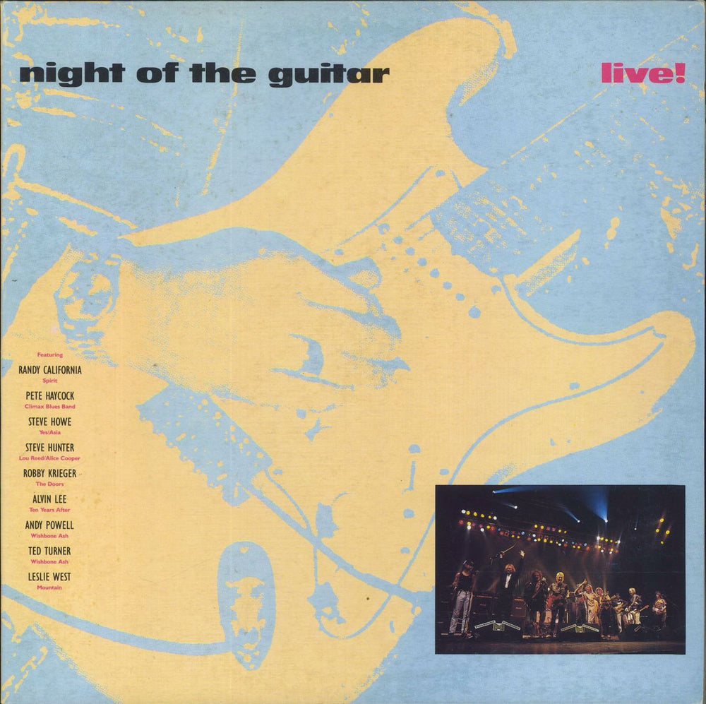 Various Artists Night Of The Guitar Live! Italian 2-LP vinyl record set (Double LP Album) 2-642410001