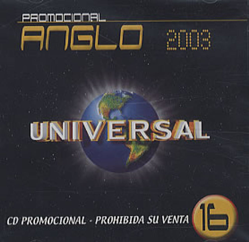 Various Artists Promocional Anglo 16 Colombian Promo CD album (CDLP) 49008