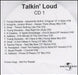 Various Artists Talkin' Loud UK Promo CD-R acetate CD-R ACETATE