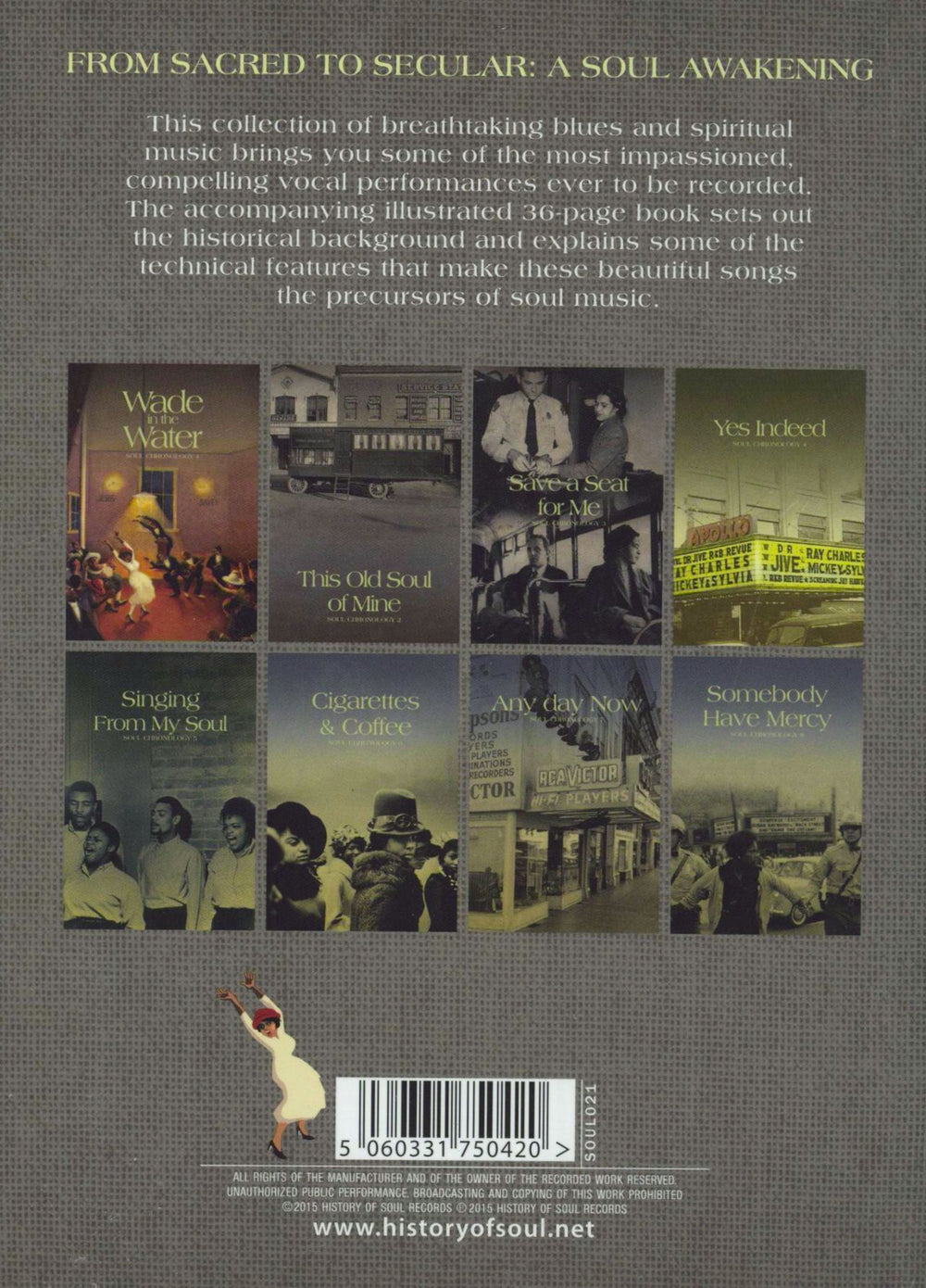 Various-Blues & Gospel From Sacred To Secular: A Soul Awakening US CD Album Box Set 5060331750420