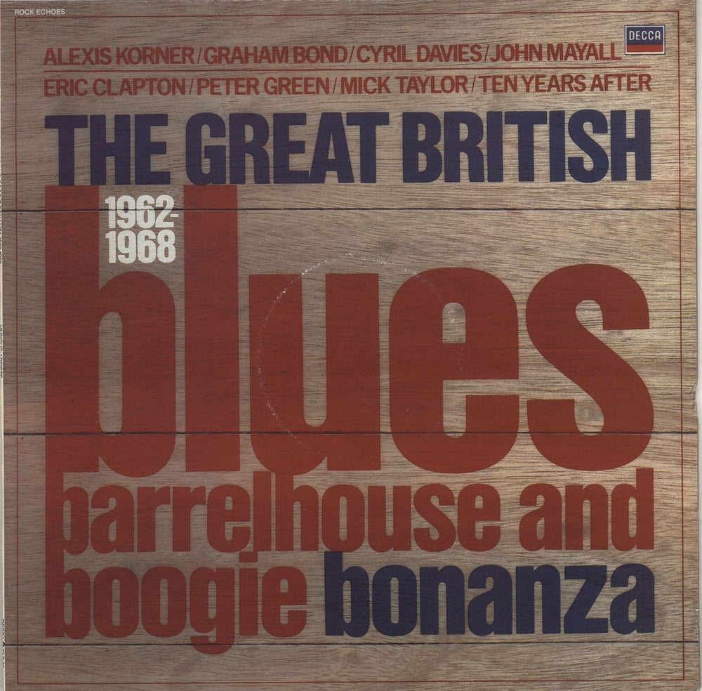 Various-Blues & Gospel The Great British R&B Barrelhouse & Boogie Bonanza UK 2-LP vinyl record set (Double LP Album) V-B2LTH338022