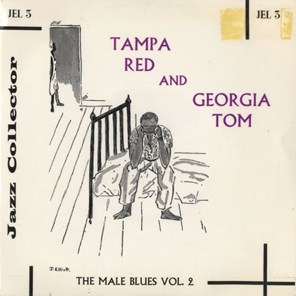 Various-Blues & Gospel The Male Blues Vol. 2 UK 7" vinyl single (7 inch record / 45) JEL3